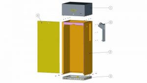 Элементы корпуса колонки ADAST