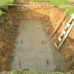 Устройство бетонной подушки под газгольдер