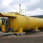 Заправка с наземным расположением цистерны